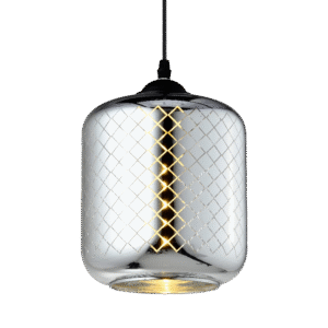 Lámpara Decorativa de Cristal Cromo