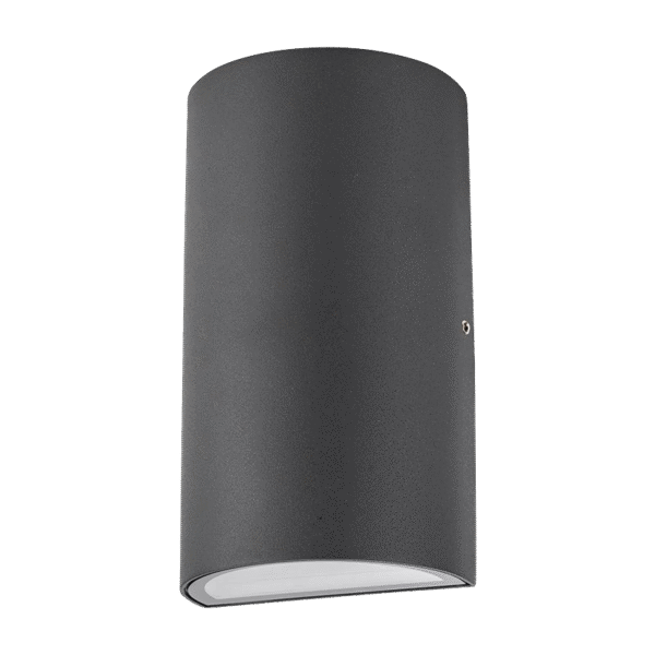 Lámpara Decorativa De Pared Gris Oscuro Exterior Led