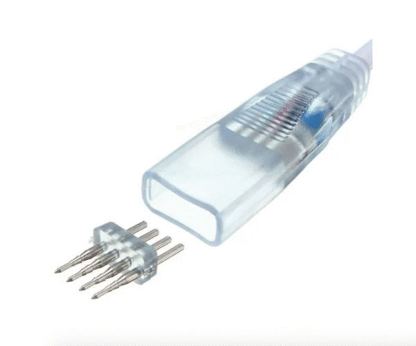 Conector con clavija para tramo neón RGB (Manual) - Image 3
