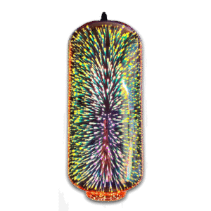 Lámpara Decorativa Colgante de Cristal Cromado