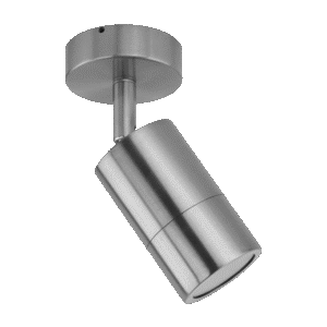 Lámpara De Techo Tipo Spot Dirigible Led Plata