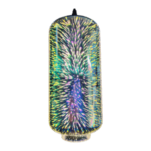 Lámpara Decorativa Colgante Cristal Plateado